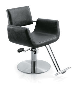 Fauteuil de Barbier DM Moderne et Luxueux, Chaise Pivotante de Haute Qualité pour Salon de Beauté, Matériel Métallique - Product Image 1