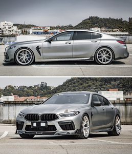 Kit de carrocería de coche de 2020 pulgadas de alta calidad adecuado para BMW 8 <span class=keywords><strong>Series</strong></span> F93 cuatro puertas estilo SQ faldas laterales de fibra de carbono seco - Product Image 4