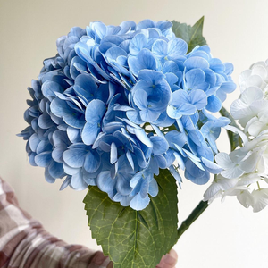 Hot Bán Bất Cảm Ứng Tú Cầu Hoa Nhân Tạo Hoa Tú Cầu Hoa Nhân Tạo Latex Trắng Màu Hồng Tú Cầu - Product Image 2