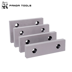 Cao cộng với cứng hàm tấm băng ghế dự bị kẹp phẳng hàm <span class=keywords><strong>Vise</strong></span> kẹp hổ kẹp hình chữ V hàm tùy chỉnh chống trượt 6 "8" - Product Image 6