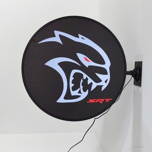 Custom <b>Led</b> <b>Round</b> Outdoor Acrylic Advertising Sign <b>Light</b> Boxes Signage Shop Store Sign - Product Image 2