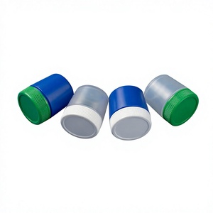 Refillable PP Cosmetic Balm Jar Round Plastic <b>Cream</b> Pot with Secure Screw Lid for <b>Lip</b> Balm & Moisturizer - Product Image 1