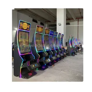 Di alta qualità Banila giochi Fasion6 5 In 1 fusione 4 giochi di abilità macchina curvo Cabinet 43 pollici Touch Screen per la vendita