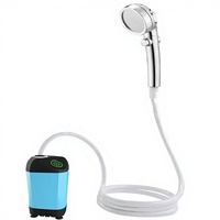 Douche portable PROELIFE sans fil, électrique, rechargeable par USB, batterie lithium 4800mAh, autonomie 60 minutes, pour utilisation en extérieur et en mer