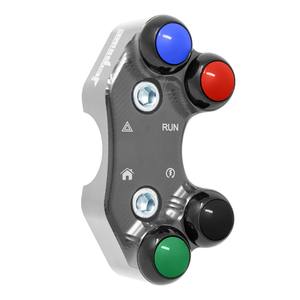 Interrupteur de guidon droit pour Triumph Tiger 900 (trous alignés) (titane) - Product Image 3