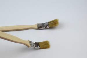 Fabricant de pinceaux à peinture pour <span class=keywords><strong>radiateur</strong></span> à angle, manche long en bois, poils blancs - Product Image 2