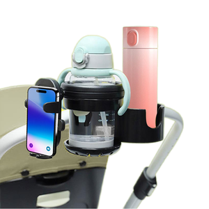 Anjuny 3-en-1 personalizado <span class=keywords><strong>Universal</strong></span> cochecito portavasos soporte de teléfono para bebé para las necesidades de los padres - Product Image 1