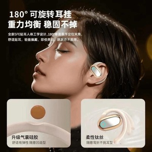Auriculares Inalámbricos Bluetooth 735Y de Diseño Abierto, Control Táctil, Controlador Dinámico de Aleación de Titanio 5.3, Auriculares Deportivos - Product Image 1