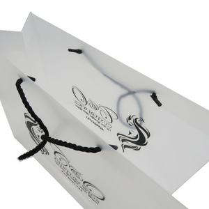 Bolsa de Plástico Esmerilado de Polipropileno con Asa para Regalos y Compras, Ecológica, con Logotipo Personalizado Impreso - Product Image 3