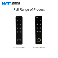 WT wangtong empreinte digitale armoire poignée serrure avec mode public loquet automatique gym casier serrure wangtong WT serrure 2048-A0SF