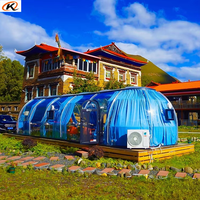 Tenda Gelembung Kedap Air untuk Hotel, Resort, Glamping, PC, Kamar Kubah Gelembung Transparan, Rumah Kubah Kaca