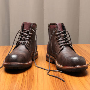 Botas de Hombre de Cuero Puro Resistentes al Desgaste, Fabricación Profesional, Personalizables, Económicas, Formales, con Diseño - Product Image 4