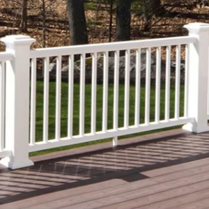 Chất lượng cao giá rẻ Vinyl hàng rào lan can hàng rào vườn <span class=keywords><strong>PVC</strong></span> lan can cho vườn - Product Image 1