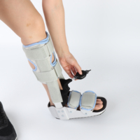 Attelle de cheville à bascule pour entorse Fractures stables Chirurgie post-ligament Aide aux blessures au pied Propulsion Sangles réglables