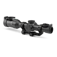 Lunette de visée LPVO FFP 1-6x24 mm avec tube de 30 mm (1,54 po) et réticule MRAD en forme de fer à cheval gravé sur verre et éclairé