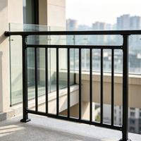 Rampe en fer forgé décorative pour l'intérieur et l'extérieur, sur mesure, style moderne, pour maison