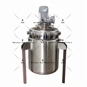 Ace Biological Blending Mixer Chemical Industrial Batch 500 Liters 1000L Stirred Tank Reactor Price