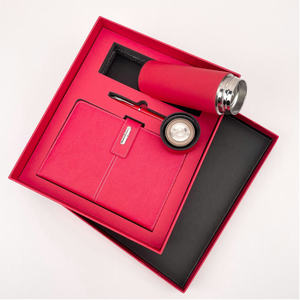AP оптовая продажа кожаных канцелярских принадлежностей блокнот A5 журнал роскошный бизнес корпоративный с ручкой подарочная коробка - Product Image 1