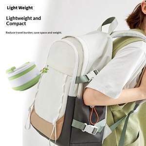 Vaso de Agua Plegable de Silicona para Viajes, Portátil, Resistente a Altas Temperaturas, Gran Capacidad para Deportes al Aire Libre - Product Image 5