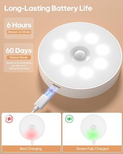 Modern RGB LED Under Cabinet <b>Light</b> with Remote Control Battery Powered Dimmable Touch Control Under Counter Lighting - Product Image 5