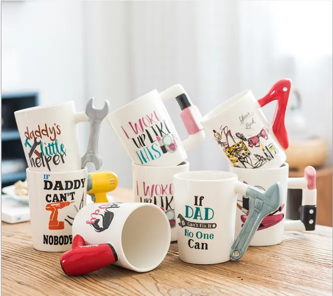 ceramic water children cartoon milk office coffee leisure tool beauty 3d cup bulk christmas mugs mug set with handle