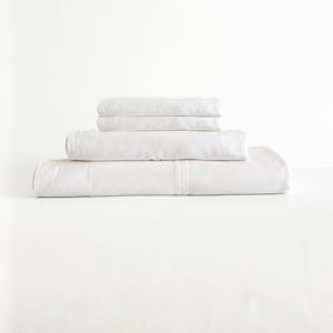 Luxe 80% bambou 20% <span class=keywords><strong>lin</strong></span> 4 pièces ensemble de literie reine King Size respirant refroidissement sans rides housse de couette ensemble de draps - Product Image 2