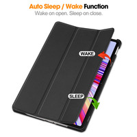 Funda Protectora de Cuero PU de Lujo con Tapa Inteligente y Soporte Tríptico para Tablet POCO Pad de 12.1 Pulgadas, Compatible con Xiaomi Redmi Pad 2 Pro 2025