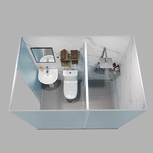 Nouvelle arrivée, <span class=keywords><strong>cabine</strong></span> <span class=keywords><strong>de</strong></span> <span class=keywords><strong>douche</strong></span> préfabriquée moderne, personnalisable, confortable, écologique, rectangulaire, taille 2115A, porte coulissante - Product Image 4