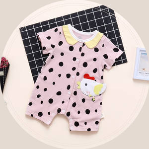 Vêtements pour bébés en gros : Combinaison à col pour nouveau-né fille, provenance Chine - Product Image 3