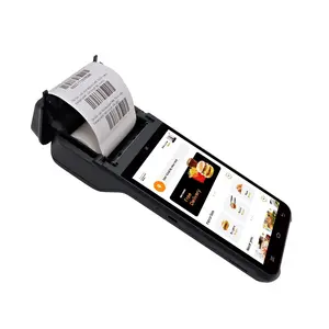 Z92 Portable cordless PDA USB BT Mobile Compatible Android Barcode nfc Thermal Label Printer POS device
