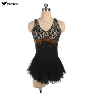 Vestido de patinaje artístico Ropa de baile en barra Traje de baile latino para niñas Vestidos de <span class=keywords><strong>patinadora</strong></span> Trajes de baile de patinaje de competición - Product Image 4