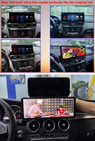 Navegación GPS con Pantalla Táctil Android Qualcomm 680 de 14.6 Pulgadas y Resolución HD de 3200*1200p con Carplay para Mercedes-Benz GLE GLS W166 ML GL X166