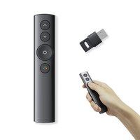 Clicker Presentasi PowerPoint Equioment Edukatif Presenter Nirkabel dengan Flash Disk