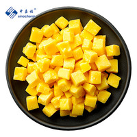Sinocharm HACCP Fabriek Hoge Brix IQF Verse Gele Mango Blokjes Groothandelsprijs 10kg Zoete Diepvries Mango Blokjes voor Smoothies