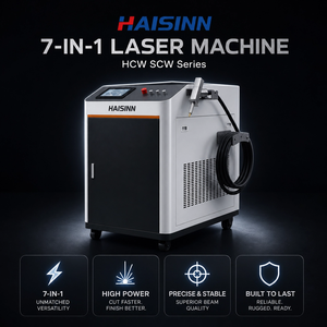 Macchina Portatile per <span class=keywords><strong>Taglio</strong></span>/Saldatura/Pulizia a Fibra <span class=keywords><strong>Laser</strong></span>, Nuova e Facile da Usare, 3000W Raycus Raffreddata ad Acqua per Alluminio - Product Image 1