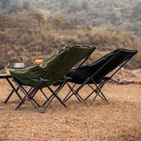 Chaise de jardin pliable légère et stable à dossier haut rembourré, réglable sur quatre positions, pour l'extérieur, le pique-nique, le camping et la plage