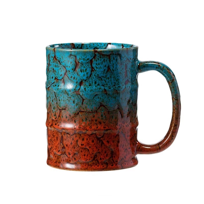 Azul con rojo