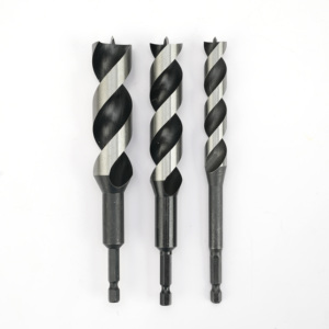 160mm Comprimento 40CR Bocados De Perfuração De Madeira De Aço Anti - Stuck Broca De Madeira Broca De Auger De Madeira <span class=keywords><strong>Bits</strong></span> - Product Image 1