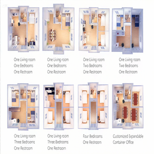 Casa contenedor plegable móvil <span class=keywords><strong>de</strong></span> dos pisos, casa prefabricada extensible <span class=keywords><strong>de</strong></span> 20 pies con ruedas para hotel, <span class=keywords><strong>Resort</strong></span>, cabina, vida al aire libre - Product Image 6