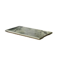 Plateau de table basse moderne en marbre naturel jaune veiné, garantie 1 an pour hôtels et vanités, quartz artificiel