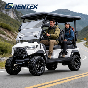 Voiturette de golf à commande intelligente avec écran LED, sièges confortables, haute adhérence pour terrains de golf accidentés et routes non publiques, homologuée DOT CE - Product Image 2