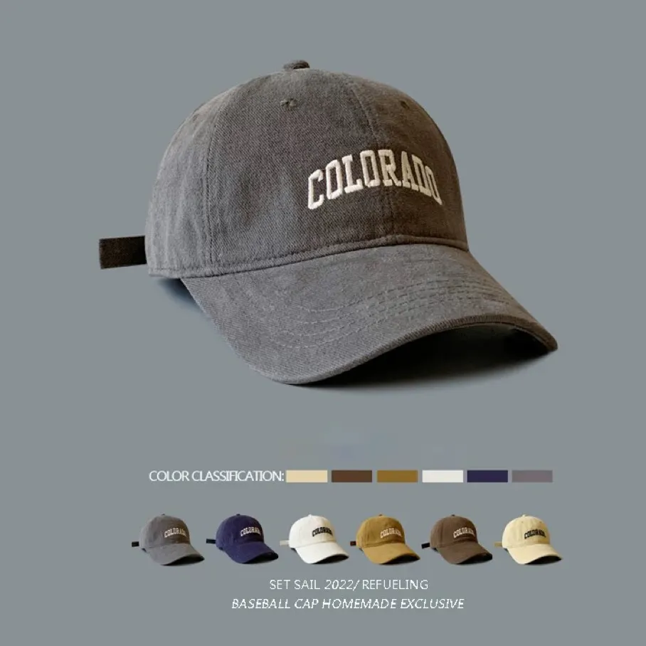 New Fashion Large Size High Quality Mens Sports caps Custom Bigger Size Brand Design Embroidered Letter Cotton Fitted Dad Hat