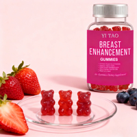 Gummies d'amélioration mammaire OEM/ODM nouvellement lancées, extraits naturels de plantes pour raffermir, lifter et favoriser la croissance musculaire - Complément beauté
