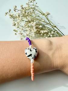 Bracelet bohème élastique fait main en <span class=keywords><strong>perles</strong></span> de verre japonaises bon marché, tendance et mignonnes, avec des <span class=keywords><strong>perles</strong></span> en forme de cœur <span class=keywords><strong>Miyuki</strong></span> pour femmes - Product Image 2