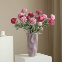 Fleurs artificielles de haute qualité, bouquets de fleurs artificielles, décoration de mariage, décoration florale pour la maison, luxe léger