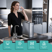 Purificateur d'eau sous évier électrique autonettoyant 5 étapes 800 GPD avec surveillance TDS, idéal pour hôtels et usage domestique – Vente chaude