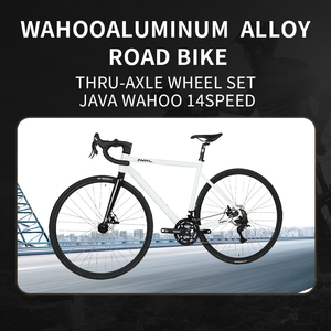 JAVA <span class=keywords><strong>WAHOO</strong></span> OEM 14 velocidades eje pasante 700C luz de freno de disco ciclismo bicicleta de carretera bicicleta de aleación de aluminio - Product Image 2