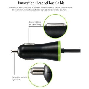 Cargador de coche USB de 5V 2.1A, alta calidad, promocional, con Cable de carga Micro USB tipo C - Product Image 5