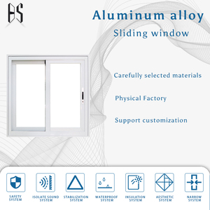 Fenêtres coulissantes modernes en aluminium à double vitrage à rupture de pont thermique, isolation thermique et insonorisation, pour chambre à coucher - Product Image 4