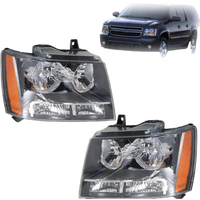 Kit de phares avant pour Chevrolet Tahoe OE AURON 2007-2014 - Neuf Blanc 6000K 6000 Lumens 12V 36W LED Haute Qualité OE
